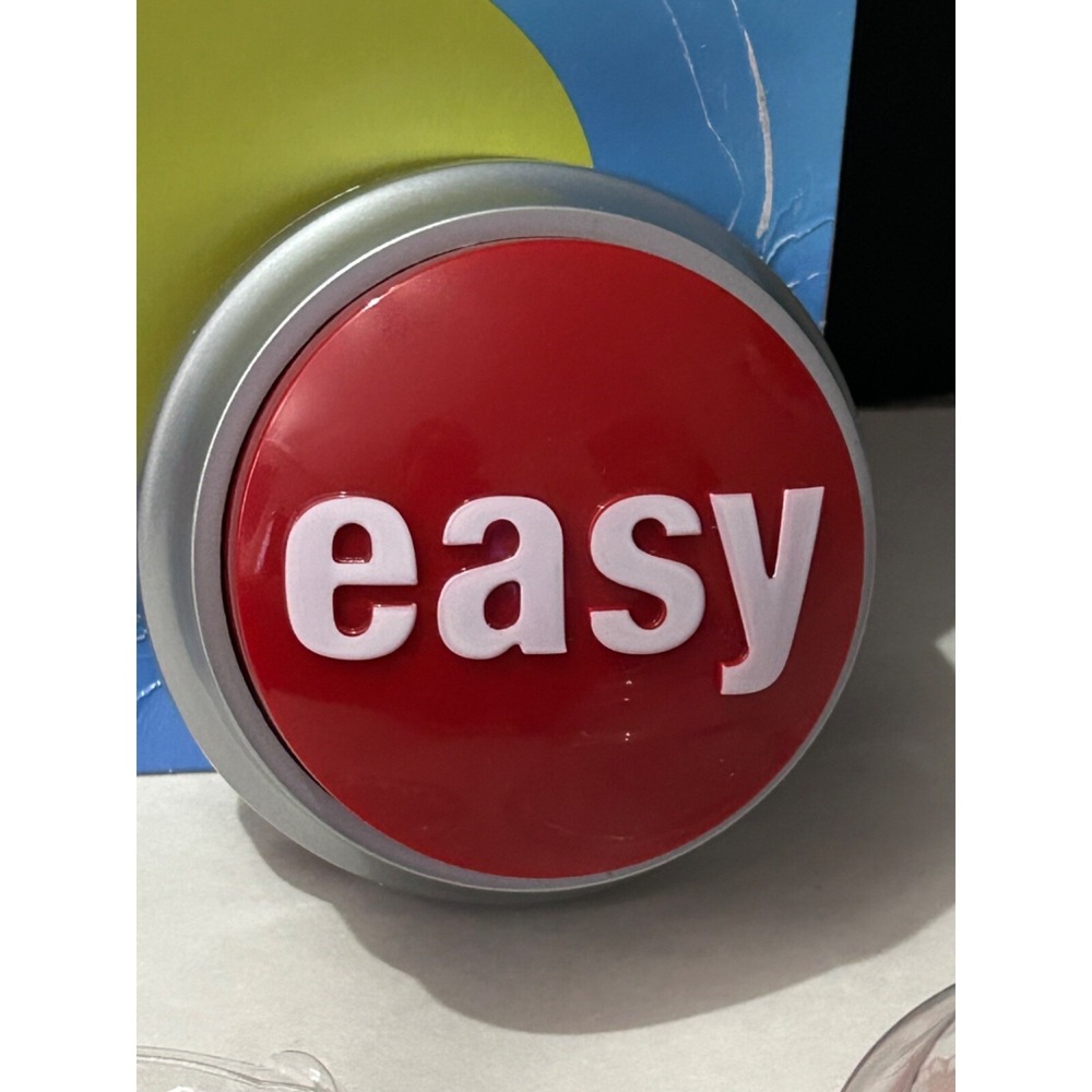 STAPLES EASY BUTTON THAT WAS TALKING OFFICE GIFT COLLECTOR ITEM ENGLISH RED A6 - Picture 3 of 7